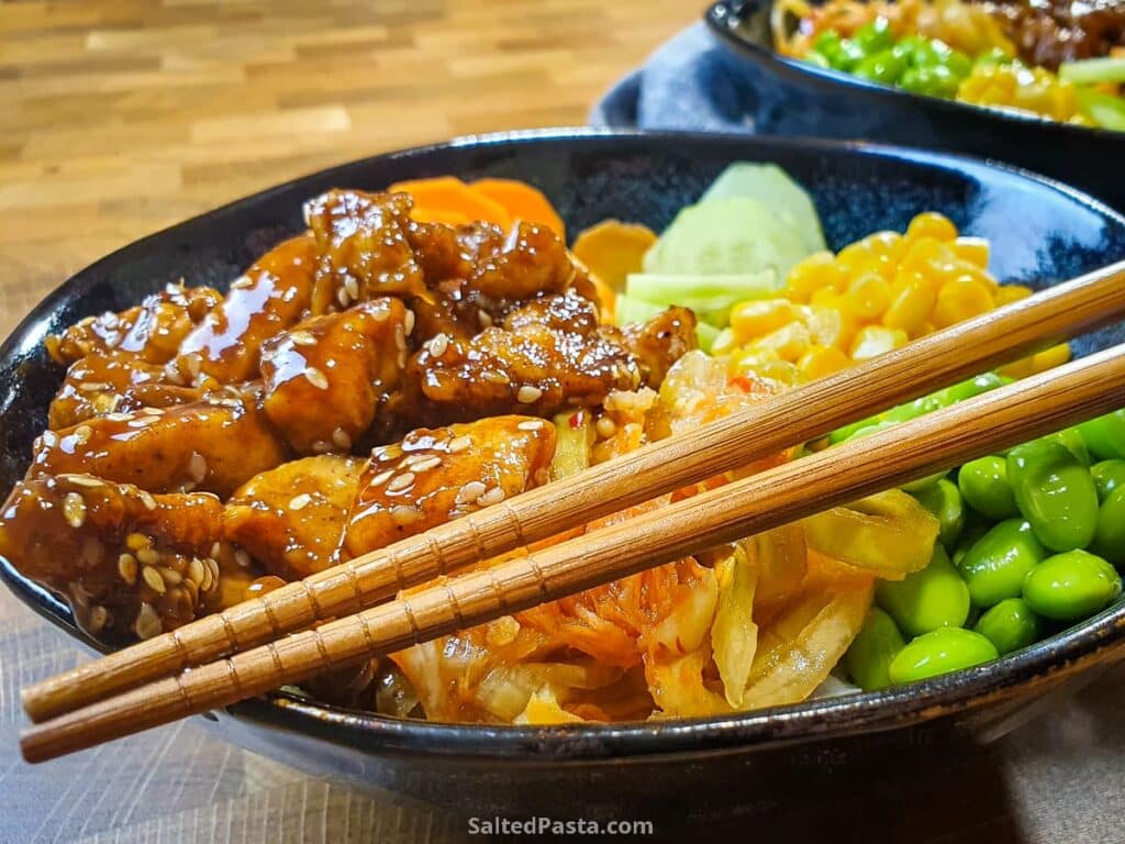 Chicken Teriyaki Poke Bowl SaltedPasta