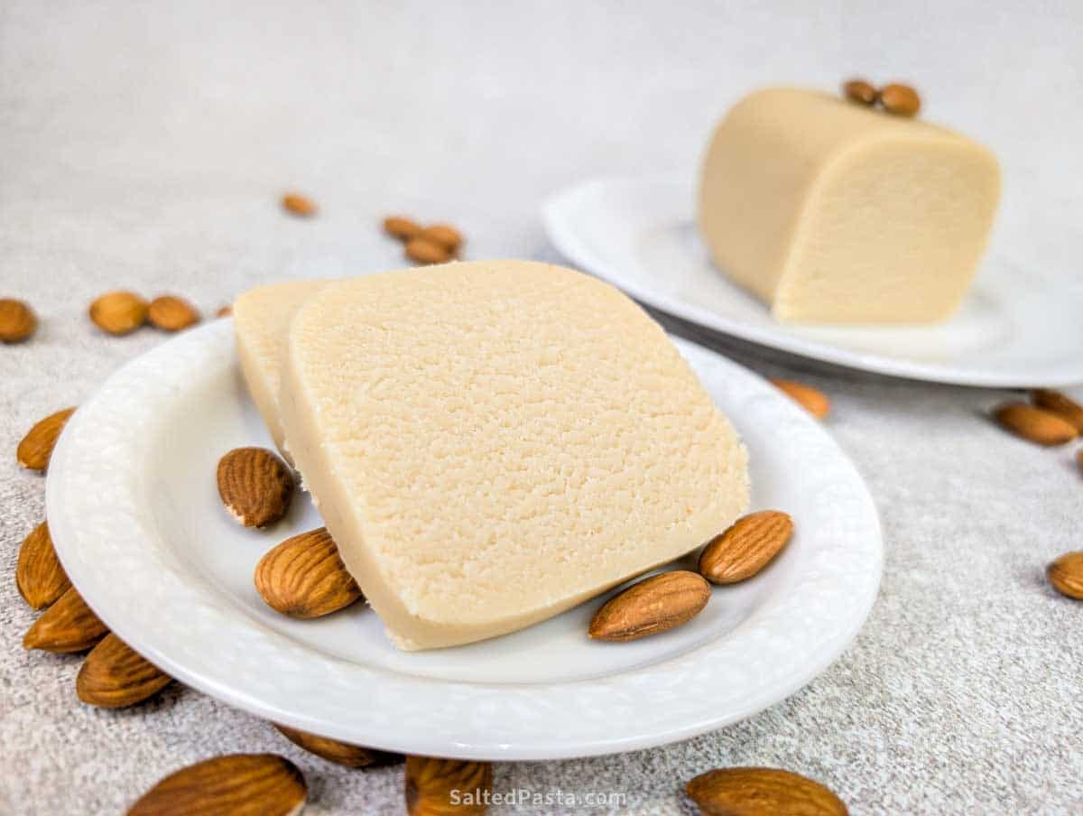 Homemade marzipan