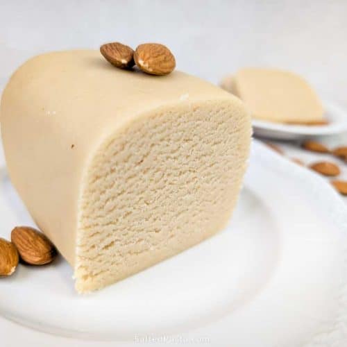 Homemade marzipan