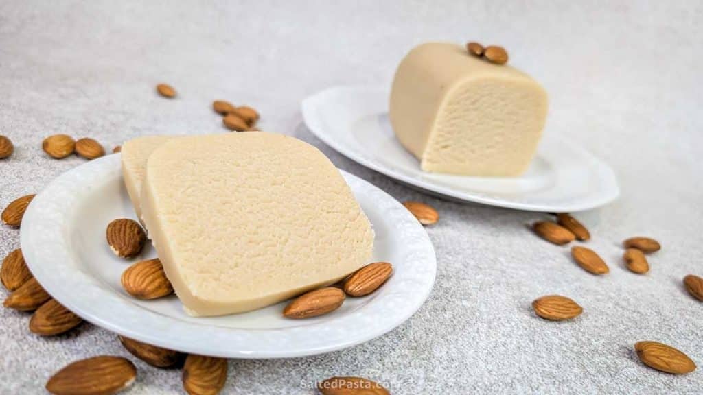Homemade marzipan