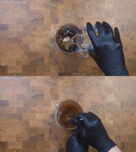 Preparing teriyaki sauce