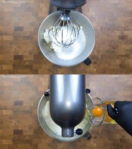 Mieszanie masy serowej